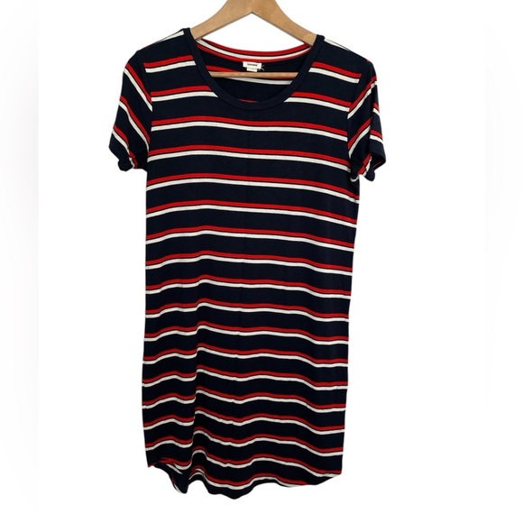 Garage Dresses & Skirts - 5/20$ Garage Striped T-Shirt Dress - Navy blue, Red, White